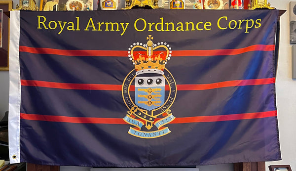 RAOC 5 x 3 Colours Flag ( RAOC )-N – British Army Infantry Regimental ...